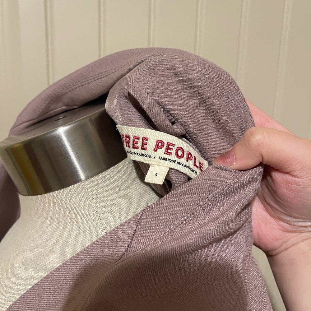 Free People Mauve Trench Coat - Picture 11 of 16